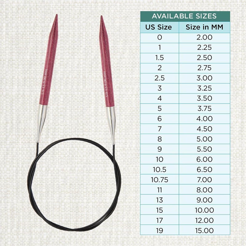 Knit Pro Dreamz Fixed Circular Needles 32" (80cm) | US Size 13 (9mm) - Image 4